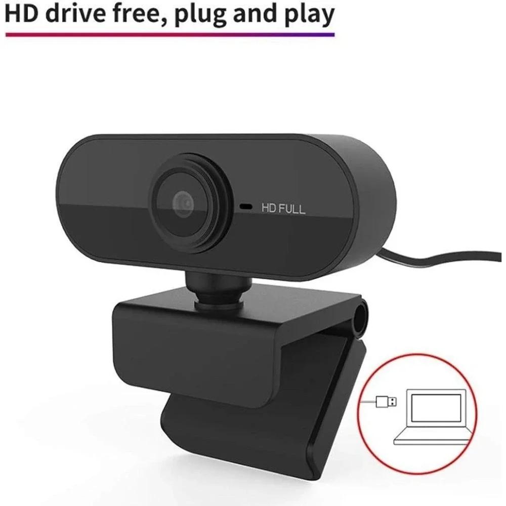 1080P Full HD Webcam designed for computers and laptops.